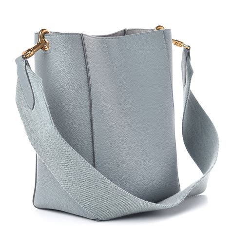 Sangle Bucket bag in soft grained calfski.